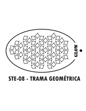 Imagen de GLOW STENCIL TRAMA GEOMÉTRICA.